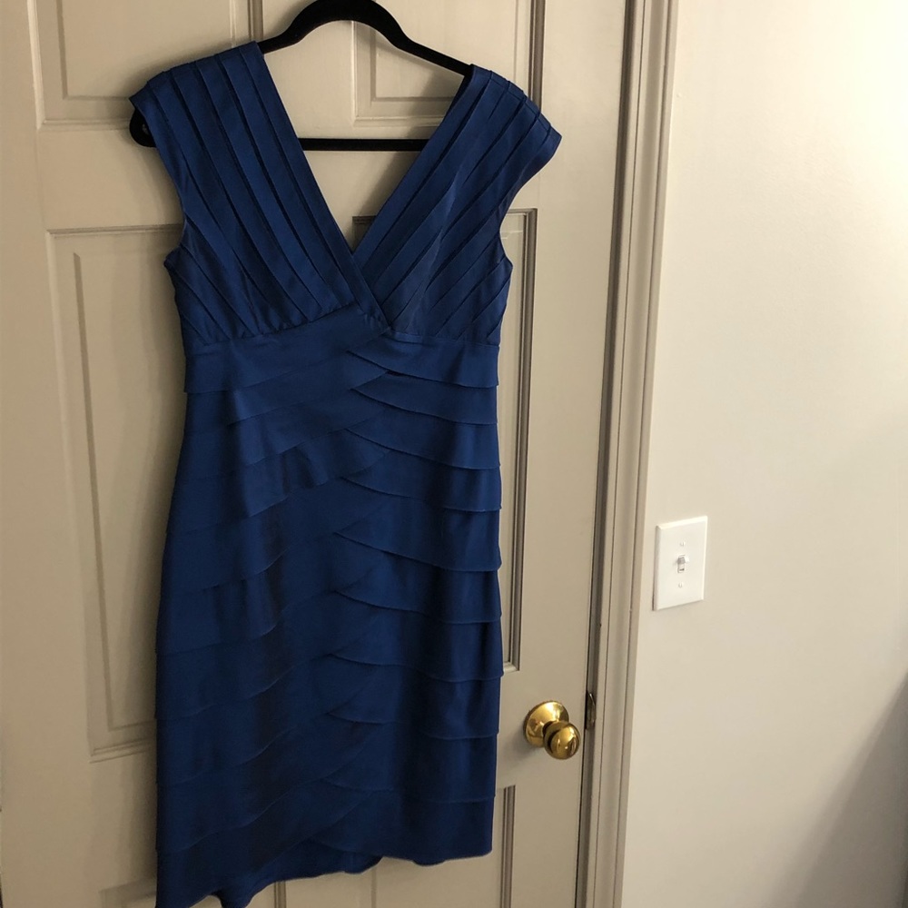 Navy dress Adrianna papell